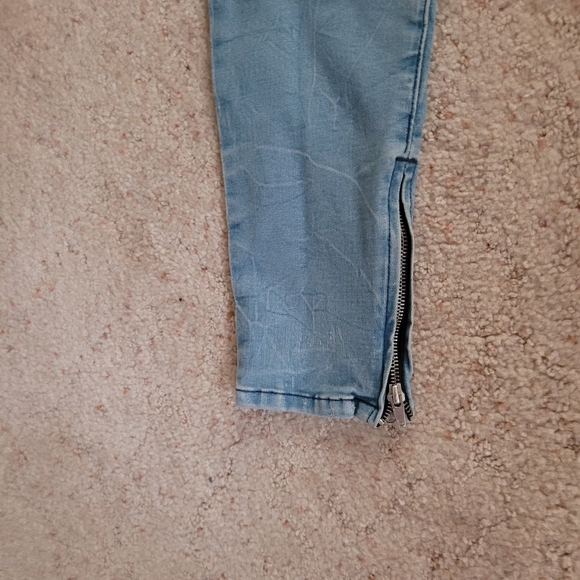 Pacsun Light Wash Skinny Jeans With Drawstring Waist - Picture 4 of 6